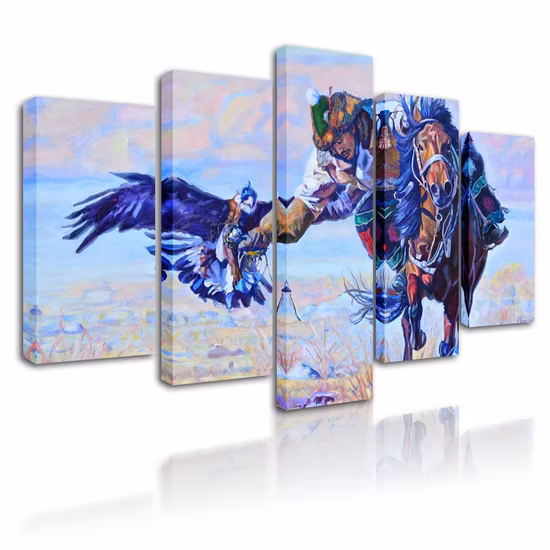 Cuadro de pared artístico al óleo, retrato abstracto, sala de estar, belleza, hermoso Animal, pintura de caballo