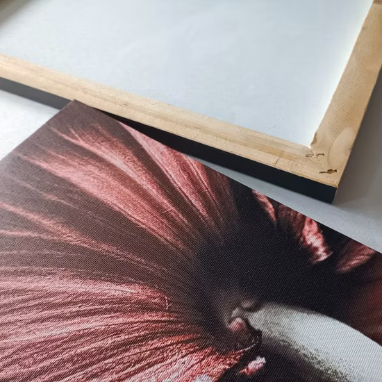 Posterazzi Póster de jardín con diseño de pájaros y flores para colgar en la pared, pintura abstracta de plantas, arte de animales naturales, lienzo para pared para dormitorio, sala de estar
