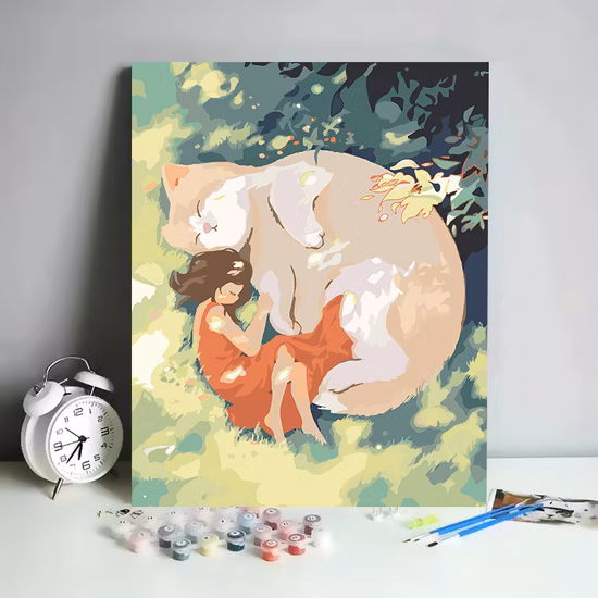Pintura al óleo digital DIY mano